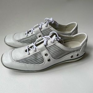 Stuart Weitzman Sneakers Leather Breathable Comfort Shoes White